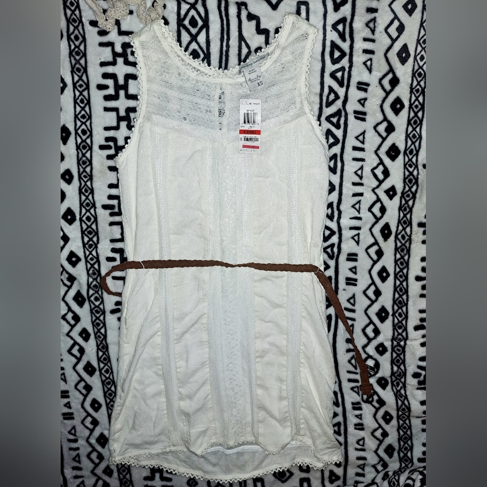 NWT American rag xs white lace dress